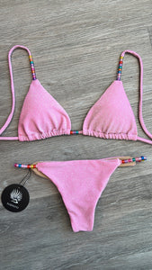 Glitter baby pink colors