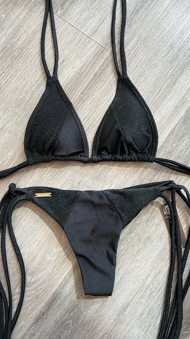 Glitter cut black