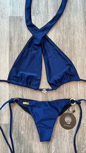 Navy blue Versátil with ring