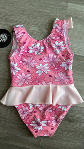 Girl pink flower