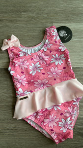 Girl pink flower