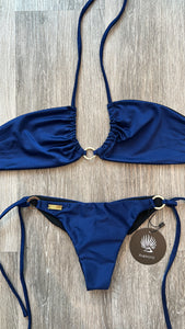 Navy blue Versátil with ring