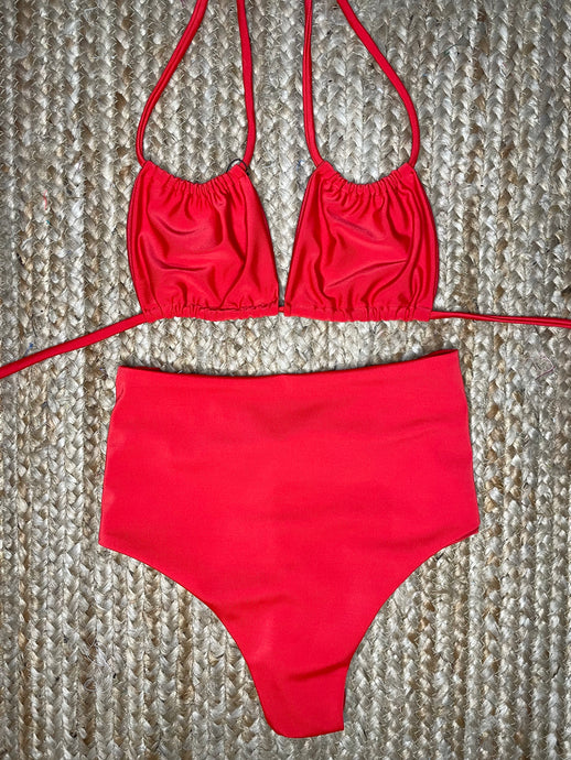 Red High Waisted