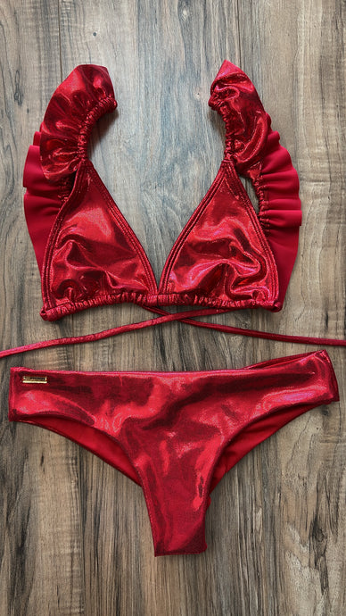 Pasion red ruffle